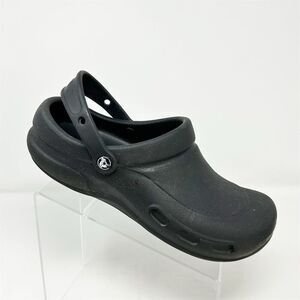 Crocs Bistro Men's Black Slip Resistant Clogs Workwear Shoes Size 11 Casual